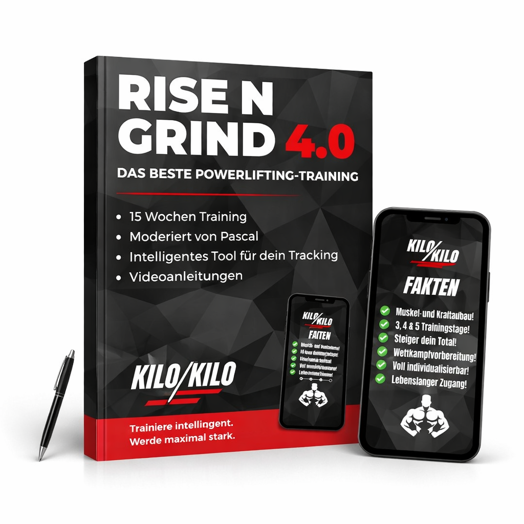 Rise N Grind 4.0 - Powerlifting-Plan (PRE SALE!)