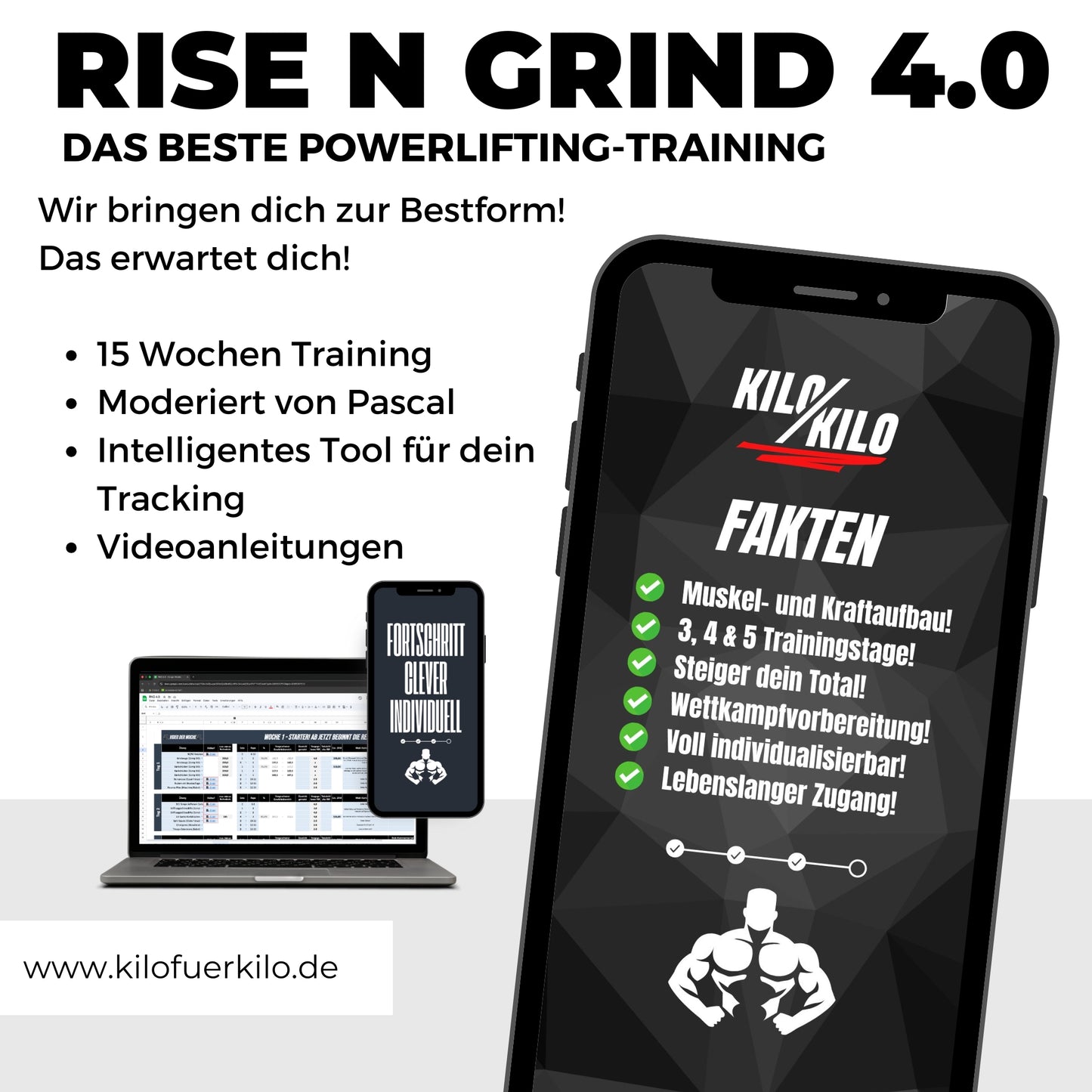 Rise N Grind 4.0 - Powerlifting-Plan