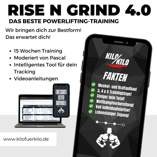 Rise N Grind 4.0 - Powerlifting-Plan