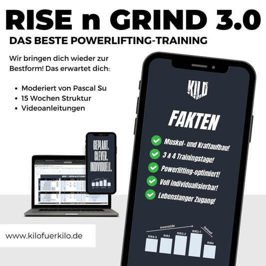 Rise N Grind 3.0 - Powerlifting-Plan